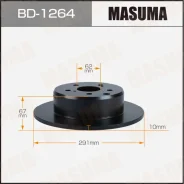 ���� ��������� Masuma, ��������, ������/�����, ��� Toyota Chaser / Cresta / Crown, 1 ��, ���. BD-1264 ��������� �� �������� 2 �� BD1264 ����