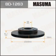 ���� ��������� Masuma, ������, ������/�����, ��� Lexus RX 200T / 300 / 350 / 350L / 450H, 1 ��, ���. BD-1263 BD1263 ����