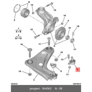 ����� ������� Citroen/Peugeot, ��������, ���. 3640.62 364062 ����