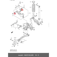 ����������� ������ �������� | ��� ���� Suzuki, ���. 46231-65J00 4623165J00 ����