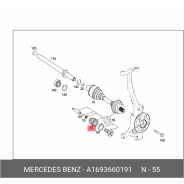 ������� ���������� ���� Mercedes, ���. A1693660191 A1693660191 ����