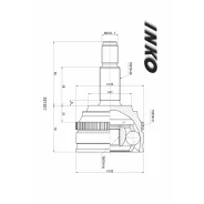 ���� INKO, ��������, ��������, � ABS, 28x36��, ���. 307057 307057 ����