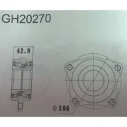 ������� ������ GMB, ��������, �����, ��� Mitsubishi Galant, ���. GH20270 GH20270 ����