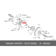 ����������� ������ �������� | ��� Nissan, ���. 55157-JK00A 55157JK00A ����