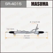 ����� ������� Masuma, ��� Mazda CX-7 (����� ����), ���. SR-4015 SR4015 ����