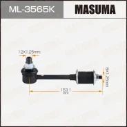 ������ ������������� (����) � �������� Masuma, ������, ��� Toyota Land Cruiser Prado, ���. ML-3565K ML3565K ����