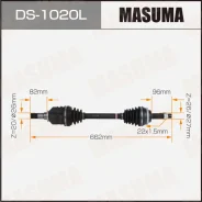 ������ � ����� Masuma, Toyota Corolla Fielder / ZRE142G LH, ����� DS1020L ����