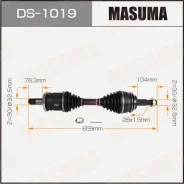 ������ � ����� Masuma, Toyota Fortuner / TGN156L DS1019 ����
