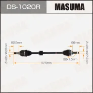 ������ � ����� Masuma, Toyota Corolla Fielder / ZRE142G RH, ������ DS1020R ����