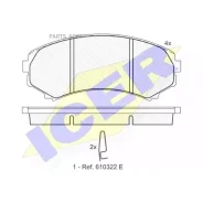 ������� �������� ��������! Mazda MPV 2.6i/3.0/2.5TD 92-99, Mitsubishi Pajero 3.2D/3.5GDi 00 ICER 181374 181374 181374 ����