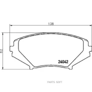 ������� ��������� Mazda RX 8 03-12 2.6 �����. Brembo P49034 Brembo P49034 P49034 ����