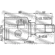 ���� FORD Fiesta -08 �����. ���. Febest 2111Fusatlh Febest 2111Fusatlh 2111FUSATLH ����
