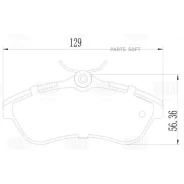 ������� ����. ��� �/� Citroen C2 (03-)/C3 (02-) ����. �����. 129x56 (PF 4198) Trialli PF4198 Trialli PF4198 PF4198 ����
