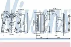 ���������� ������������! 24V d133mm DAF XF95 97 Nissens 89078 89078 ����