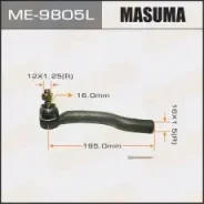 ���������� ������� �����! Toyota RAV4 III 06-12/ RAV4 IV 12 Masuma ME9805L ME9805L ����