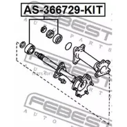 ��������� Toyota Hiace ���������� ���� Febest AS366729KIT AS366729KIT ����