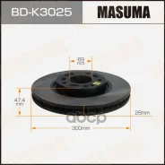 ���� ��������� Masuma, front KIA CEED 12-18 [��.2] 51712-1M500, �51712-2L500, �51712-2S000, �51712-3V000, �51712-A6600 Masuma ���. BD-K3025, ��������...