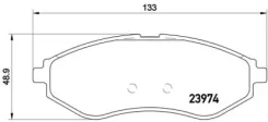 ������� Proton Savvy 10/05 Brembo P24048 P24048 ����