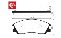 ������� ���������, �������� Hyundai Santa Fe Classic; Trajet; Terracan; H-1/Starex (��. VIN) 2002-2007��. HSB-GOLD HP0024 HP0024 ����