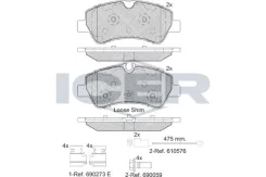 ������� ��������� �������� ����, FORD: Tourneo Custom 12-Transit VIII 14-Transit Custom 12- Icer 142116203 142116203 ����