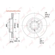 ���� ��������� ������������� (280x22), ����� Lynxauto BN1200 BN1200 ����