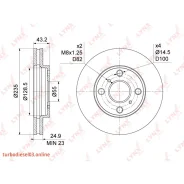 ���� ��������� ������������� (235x25), ����� Lynxauto BN1182 BN1182 ����