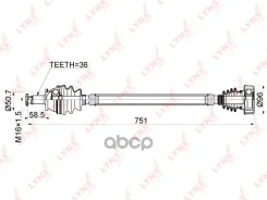������ � ����� | ����� ���� | Skoda Fabia/Praktik/Roomster 1.2/1.4 06- / VW POLO 1,2/1.4 00-09 / MT / = FR RH LYNXauto ���. CD1129 CD1129 ����