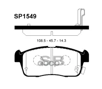 ������� ��������� �������� Sangsin brake ���. SP1549 SP1549 ����