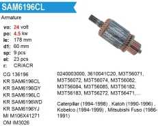 ����� �������� Krauf SAM6196CL SAM6196CL ����