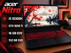 Acer Nitro 5. 15.6", 5����, ��� 16 ��, ���� 512���, WiFi: 1, Bluetooth: 1, ����������� �� 6��. ����