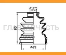 ������� ������� (TA); TACB1063 ������� ���� ����� (63x85x17,5) Trust AUTO TACB1063 TACB1063 ����
