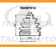 ������� ������� ����������� (TA); TACB7012 ������� ����� (87x100x23) Trust AUTO TACB7012 TACB7012 ����