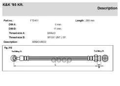 ����� ��������� KIA Picanto (BA) 1.1 04.04- KK ���. ft0451 FT0451 ����