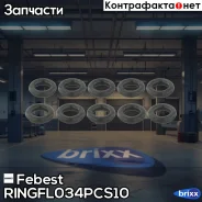 ������ �������������� �������� ������� ������� Mazda 3 03-06 (�����-10��) Ringfl-034-PCS10 Febest ���. Ringfl-034-PCS10 RINGFL034PCS10 ����