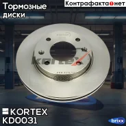���� ����. �����. ����. (d=257mm) Hyundai Elantra (XD) 00-06 Kortex ���. KD0031 KD0031 ����