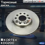 ���� ����. AUDI A3/VW GOLF V/Jetta/Touran/Skoda Octavia �����. ����. (d=288mm) Kortex ���. KD0200 KD0200 ����