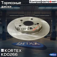 ���� ����. Toyota Auris/Corolla 07- ���. (d=259mm)(������) Kortex ���. KD0266 KD0266 ����