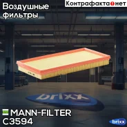 ������ ��������� MANN-Filter ���. C3594 C3594 MANN C3594 ����