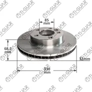 ���� ��������� TG-BDP0109/ 95535140240*Ti�GUAR Tiguar TG-BDP0109 TGBDP0109 ����