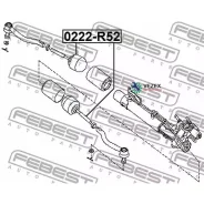 ���� ������� Nissan QX60/JX L50 2012.04- Febest 0222R52 0222R52 ����