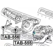 ����������� ����� Toyota LAND Cruiser GRJ200/URJ20# 2007.09- ������������� (�����. ) Febest TAB555 TAB555 ����