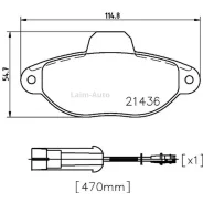 ������� ��������� �������� ������. 500 500 (312) Punto (176) Punto Cabriolet (176C) Punto Convertibl MDB1666 ����