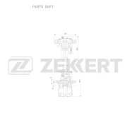 ��������� ������� ������ ����� Nissan Primera (P11 WP11) 99- Zekkert BS-8346 BS8346 ����