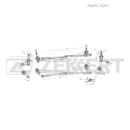 �������� ���������������� BMW X3 (E83) 03- Zekkert WS-3000 WS3000 ����