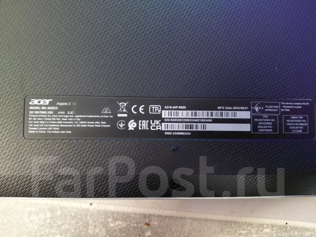 Acer Aspire 3 A315-24P. 15.6", 4,3����, ��� 8 ��, ���� 512���, WiFi: 1, Bluetooth: 1, ����������� �� 13��. ����