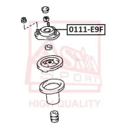 ����� ������������ Toyota Corolla AE9#/CE9#/EE9# 1987-1992 ASVA 0111E9F 0111E9F ����