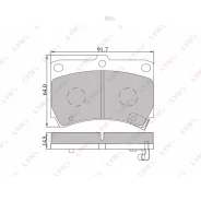������� ��������� �������� | ����� | Mazda 323 98/ MX-3 1991-/ KIA RIO 05 Lynxauto BD5105 BD5105 ����