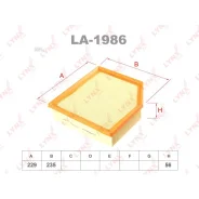 ������ ��������� Toyota RAV 4 IV 2.0D-2.2D 12-, Lexus GS300h-350 12- / IS II 200D-250 05- Lynxauto LA1986 LA1986 ����