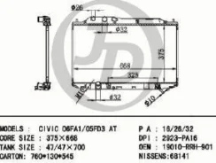 �������� ��������� A/T ������ ������ ��� - ������ HO Civic ������� VIII FN, FK A/T JD JPR0115 JPR0115 ����