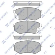 ������� ��������� ��������, �������� MI Canter 91- Sangsinbrake SP1677 SP1677 ����